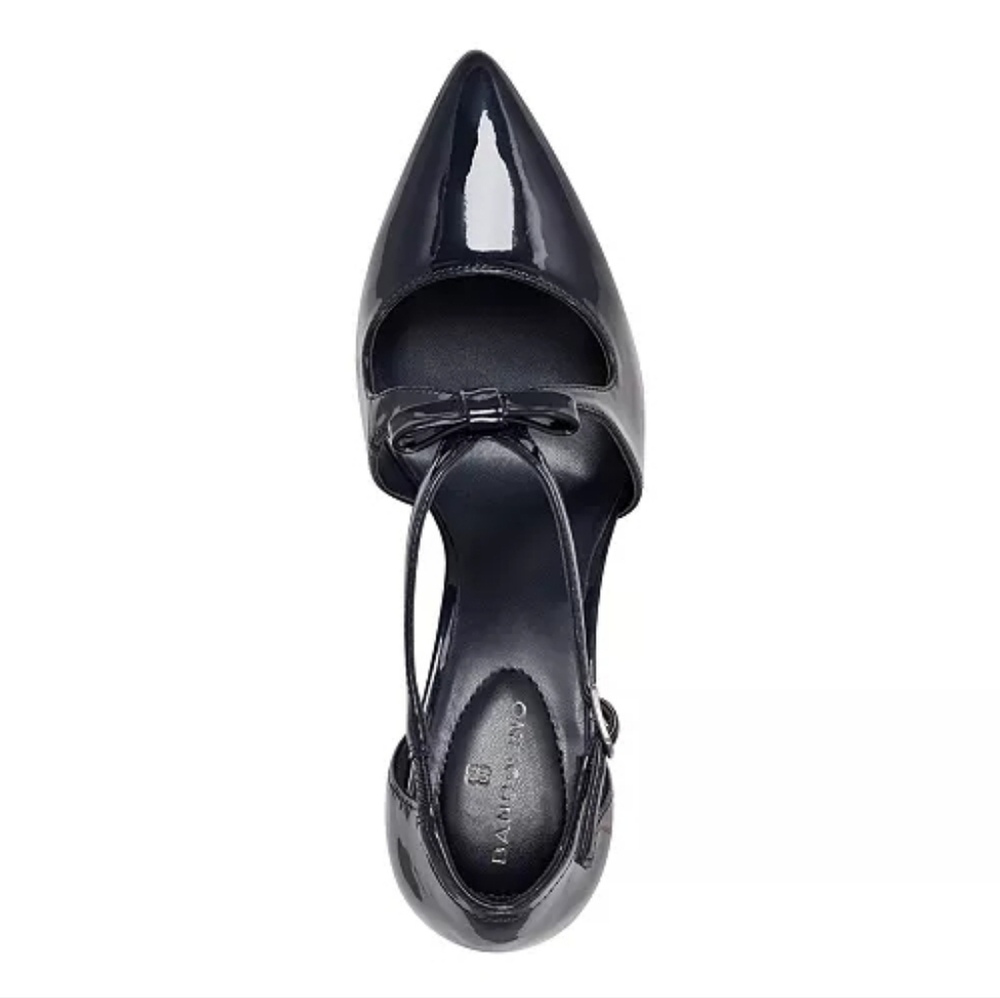 Bandolino Women's Black Patent Heels with Straps